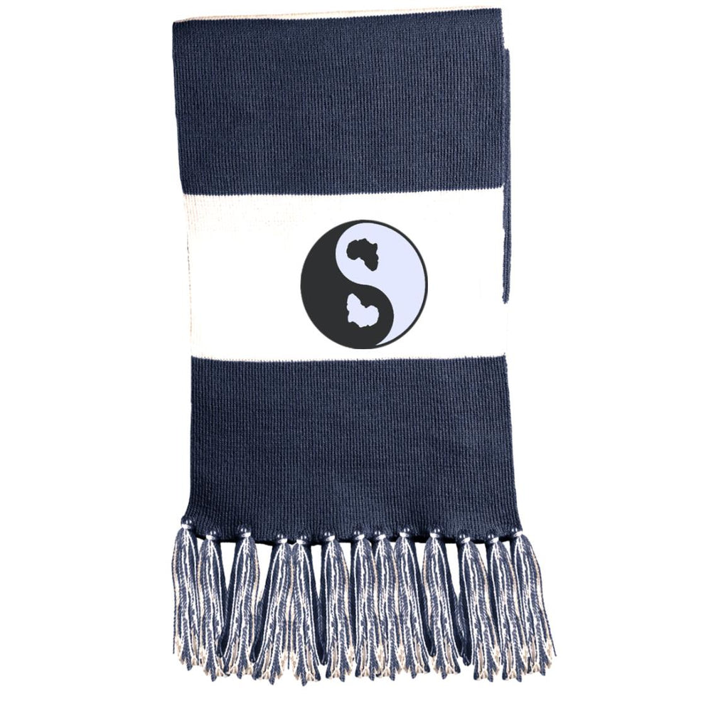 Ying Yang KMT Fringed Scarf