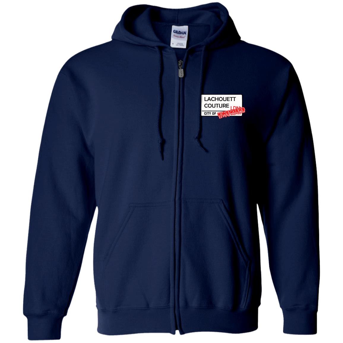CITY OF KWENGERS Zip Up Hooded Sweatshirt