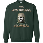 The Notorious Olmec Crewneck  Sweatshirt  8 oz.