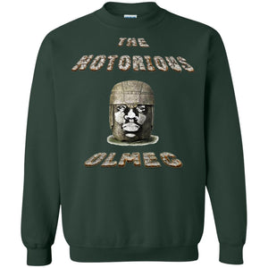 The Notorious Olmec Crewneck  Sweatshirt  8 oz.