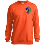 Infinity Snake of B-mwelo(chakras) Youth Crewneck Sweatshirt