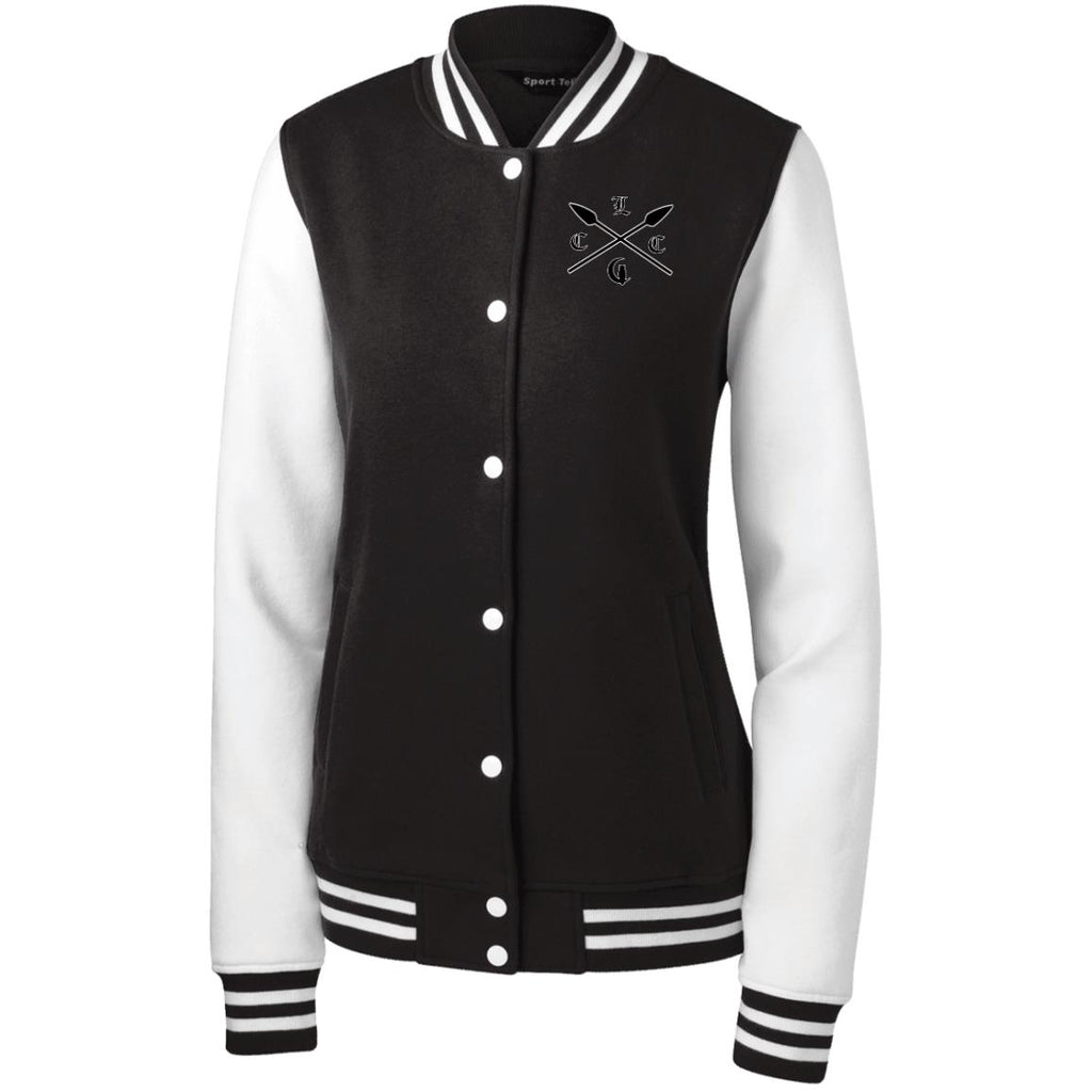 LST270 Sport-Tek Women's Fleece Letterman Jacket