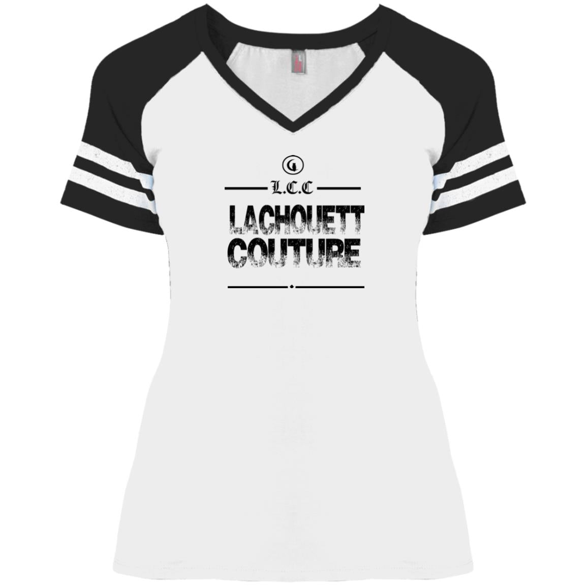 LaChouett Grunge Ladies' V-Neck T-Shirt