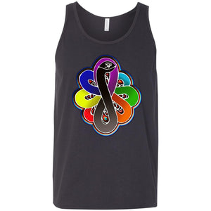 Infinity Snake of B-mwelo(chakras) Unisex Tank Top