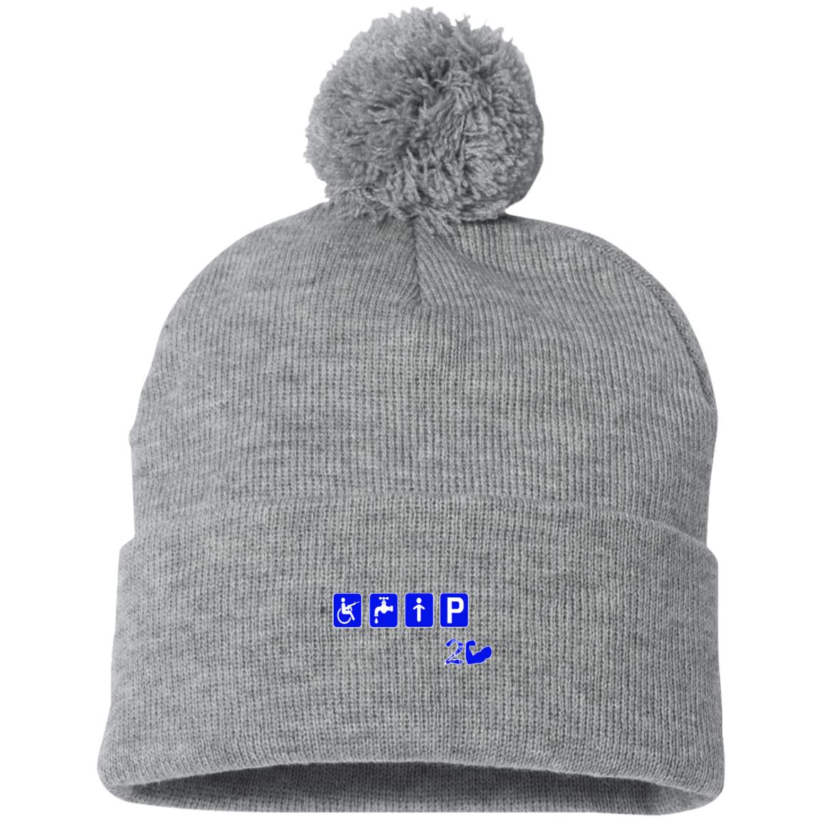 CRIP 2 HARD Pom Pom Knit Cap