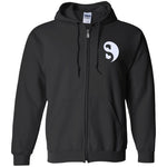 Ying Yang KMT Zip Up Hooded Sweatshirt