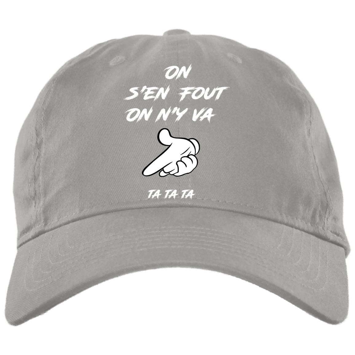 On s'en fout Twill Unstructured Cap