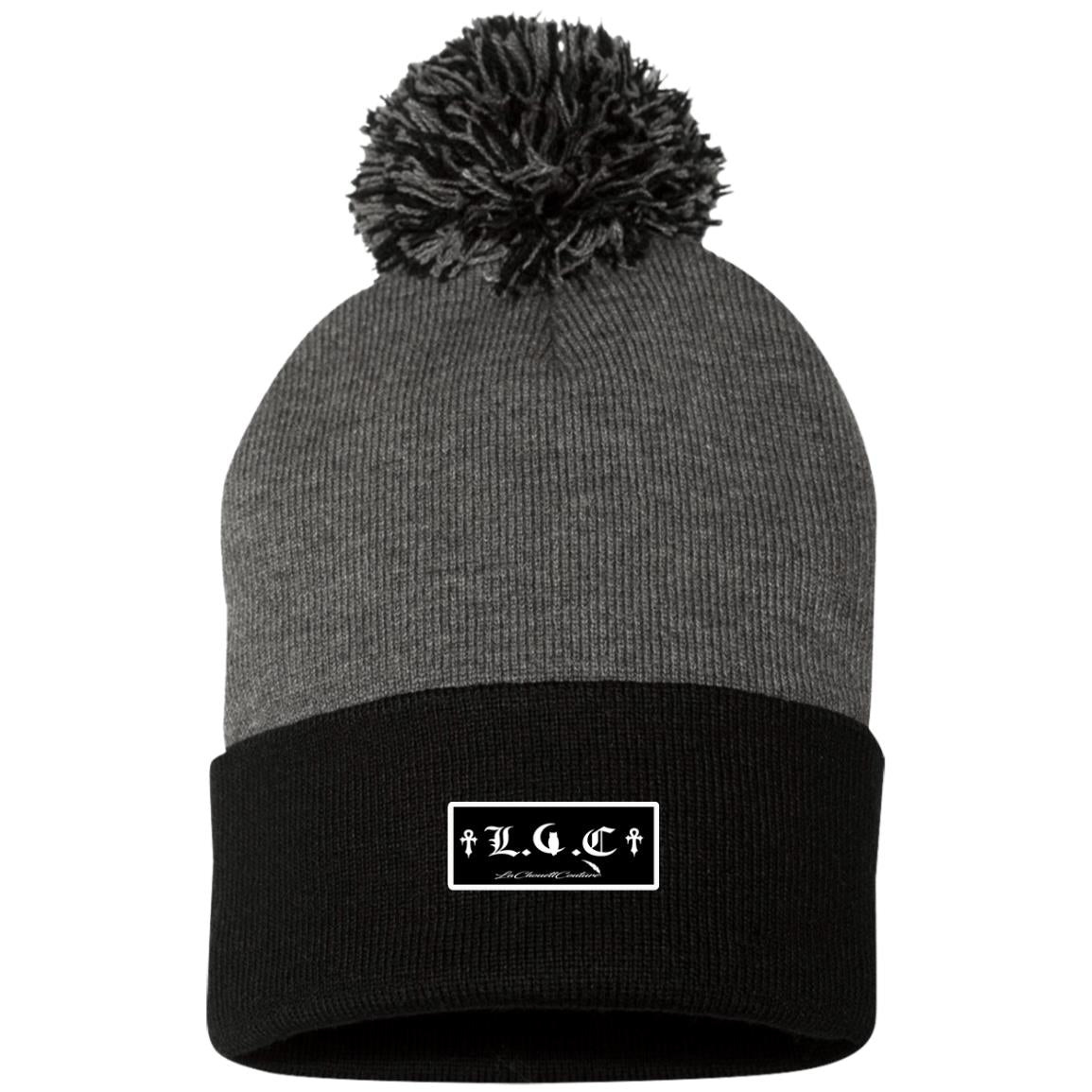 LCC PATCH Pom Pom Knit Cap