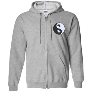 Ying Yang KMT Zip Up Hooded Sweatshirt