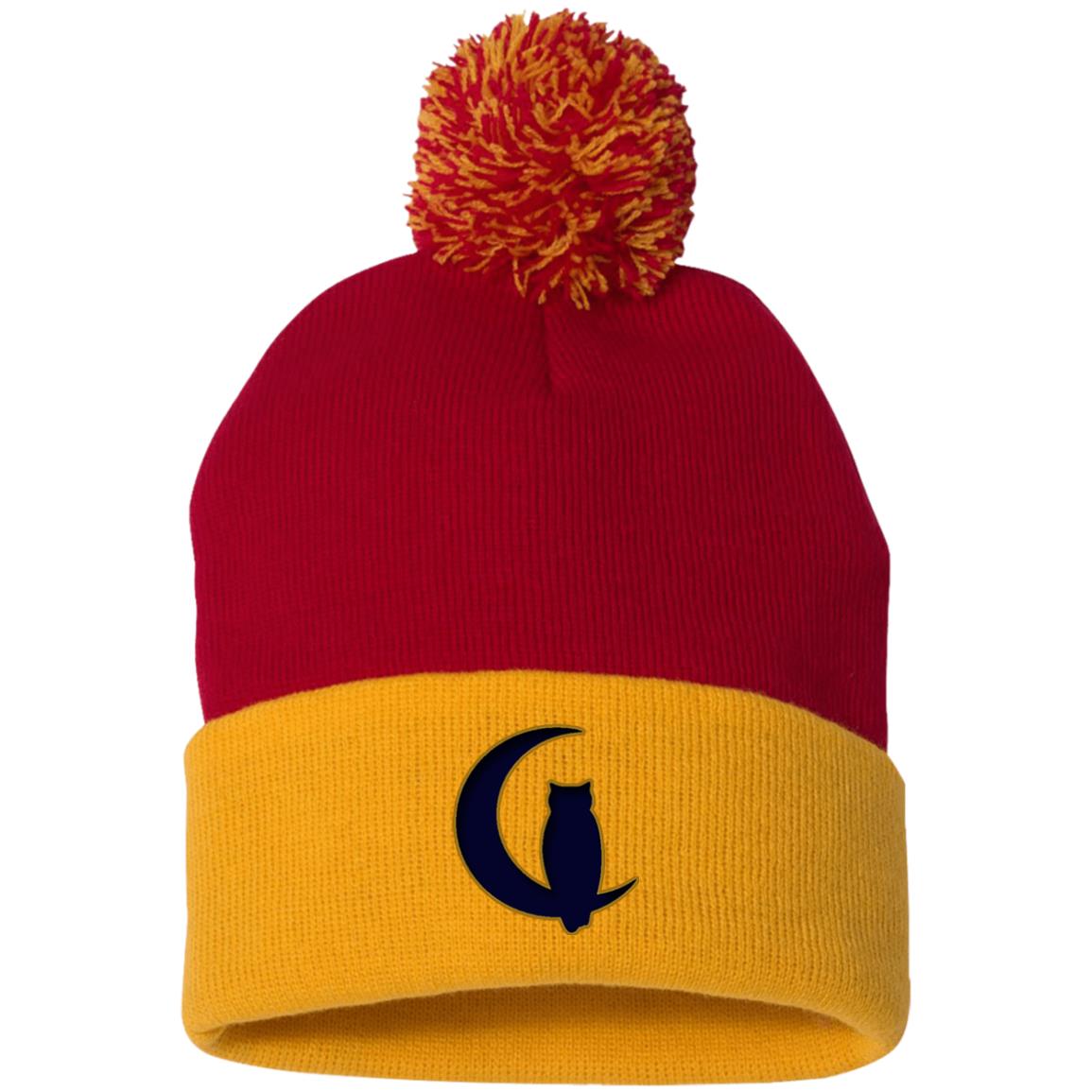 LaChouett BR Pom Pom Knit Beanie Cap