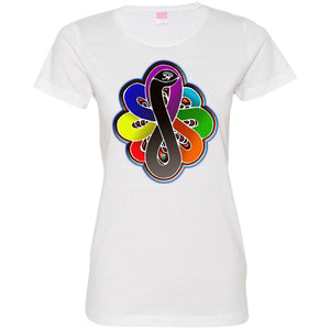 Infinity snake of B-Mwelo(chakras) Ladies'T-Shirt