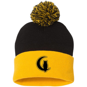 LaChouett BL Pom Pom Knit Cap