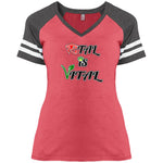 Ital Is Vital Ladies' V-Neck T-Shirt