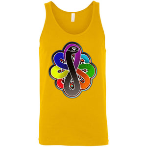 Infinity Snake of B-mwelo(chakras) Unisex Tank Top