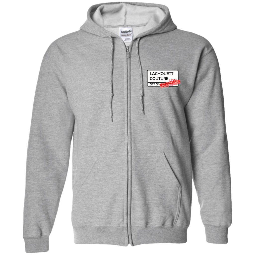 CITY OF KWENGERS Zip Up Hooded Sweatshirt