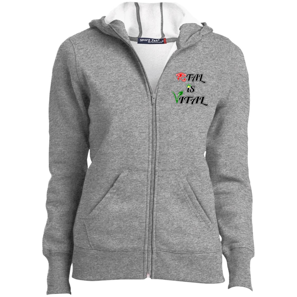 Ital Is Vital EM Ladies' Full-Zip Hoodie