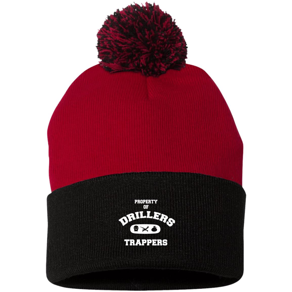 PROPERTY OF DRILLERS Pom Pom Knit Cap