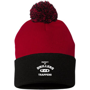 PROPERTY OF DRILLERS Pom Pom Knit Cap