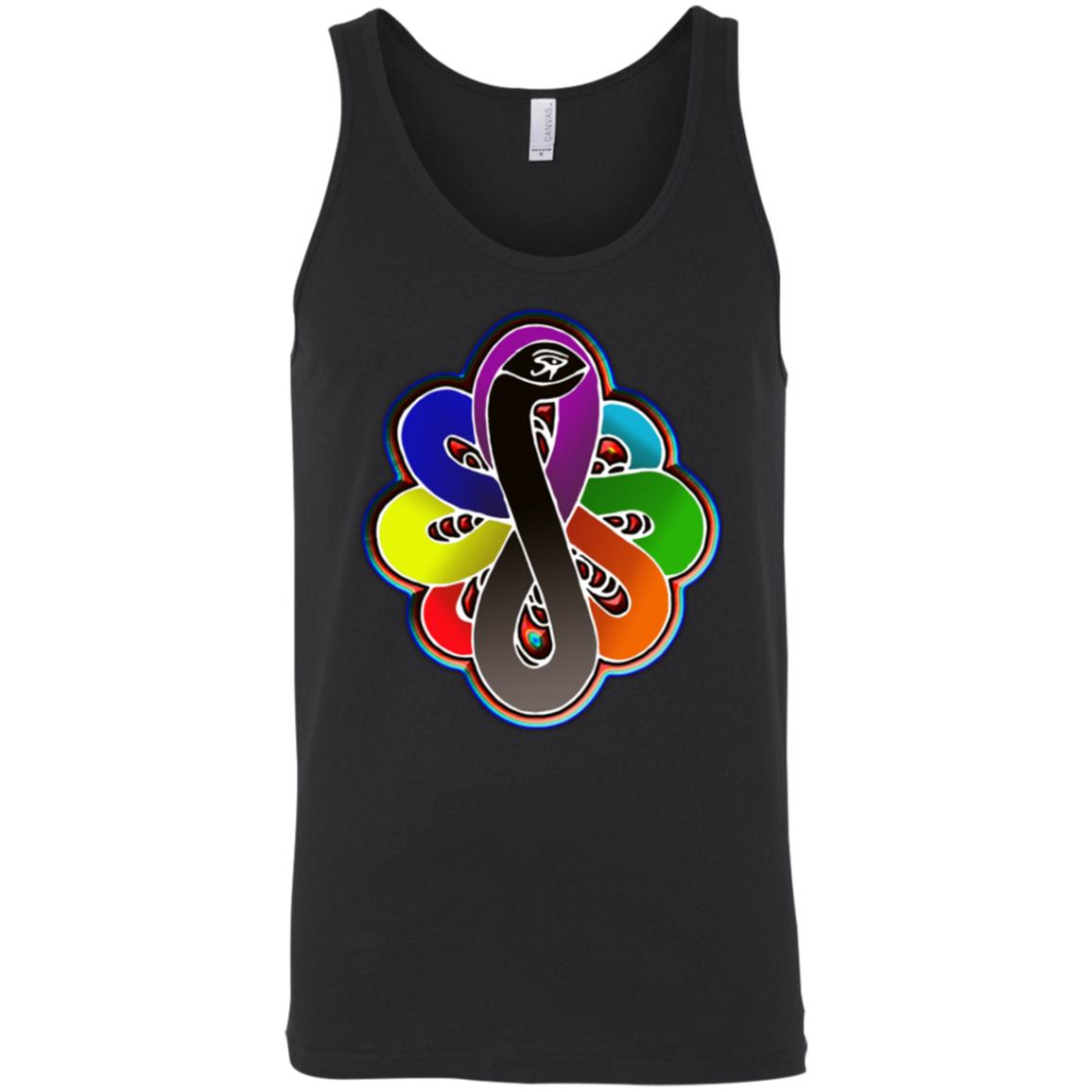 Infinity Snake of B-mwelo(chakras) Unisex Tank Top