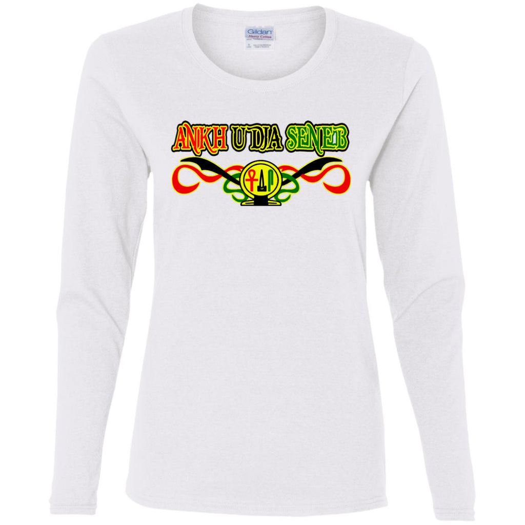 Ankh Udja Seneb shen  Ladies' LS T-Shirt