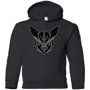 Owl Face Transformers Kids Pullover Hoodie