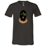 Nubian Goons Mask Youth Short Sleeve V-Neck Jersey T-Shirt