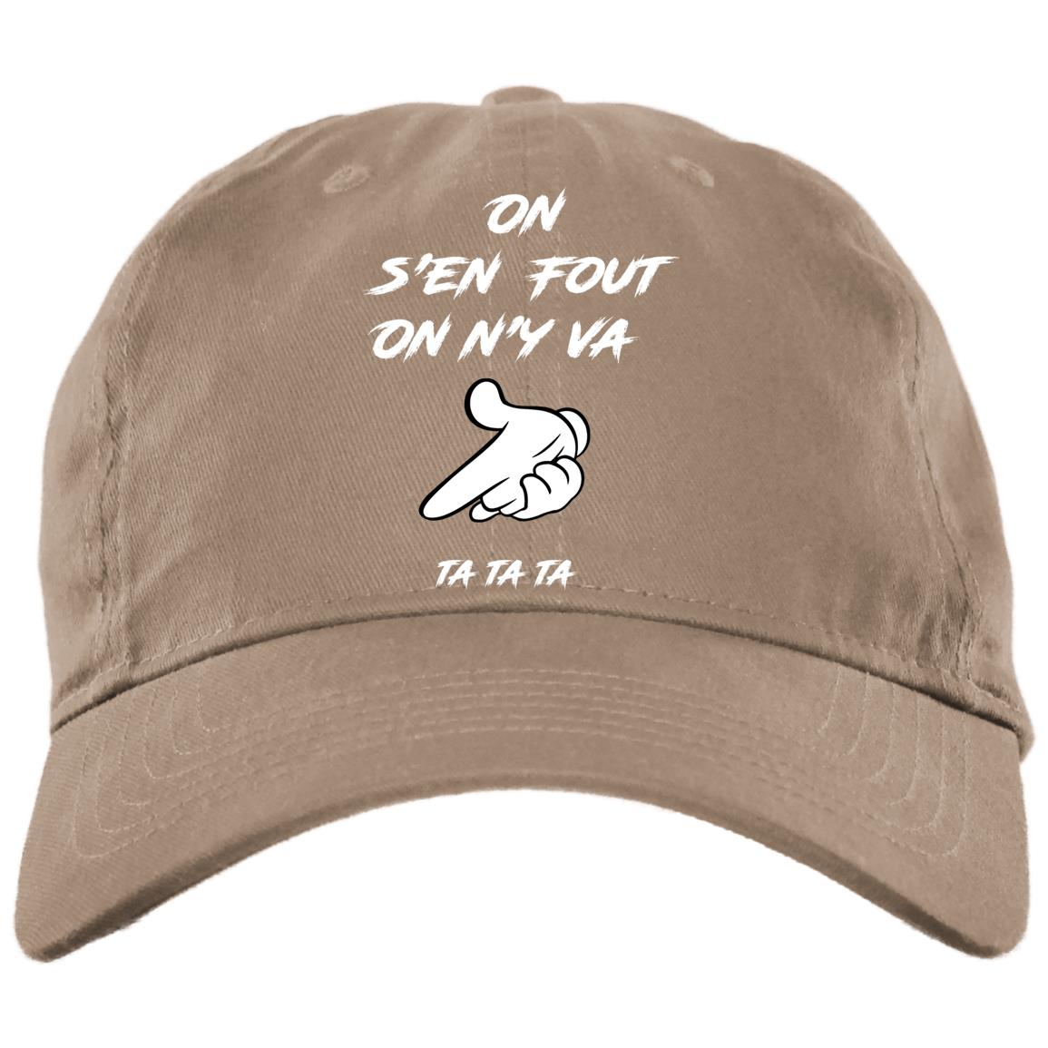 On s'en fout Twill Unstructured Cap