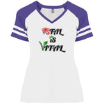 Ital Is Vital Ladies' V-Neck T-Shirt