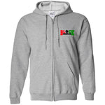 BLACK OWNED RBG Zip Up Hooded Sweatshirt