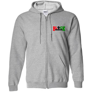 BLACK OWNED RBG Zip Up Hooded Sweatshirt