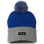 LCC PATCH Pom Pom Knit Cap