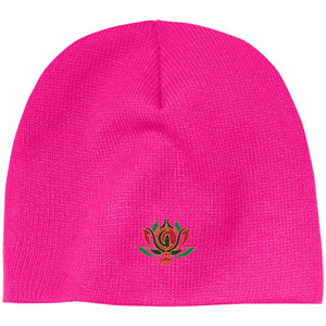 Kween Flower Acrylic Beanie