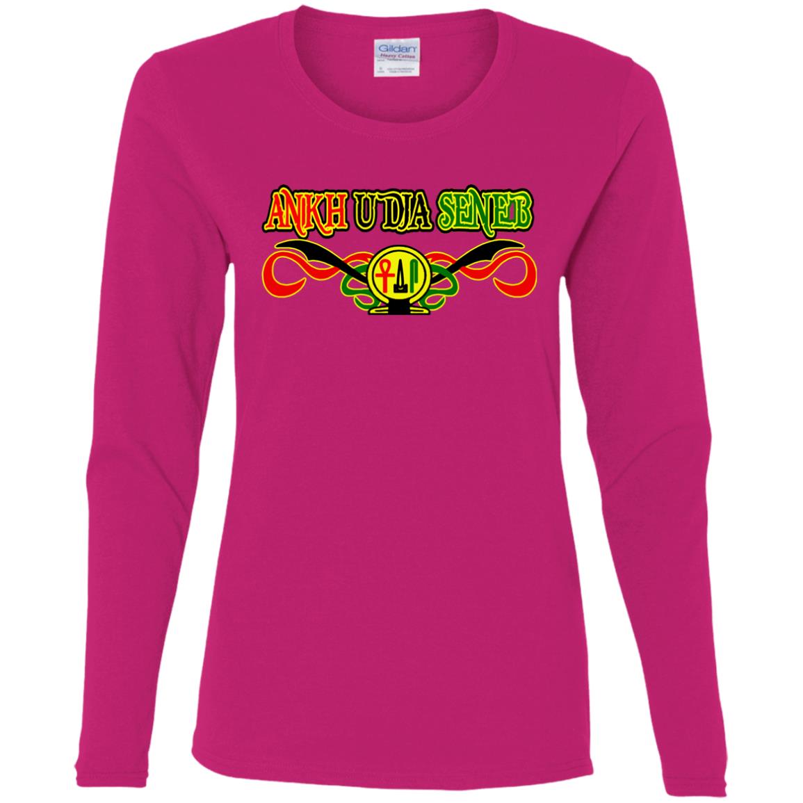 Ankh Udja Seneb shen  Ladies' LS T-Shirt