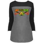 Ankh Udja Seneb shen  ladies' 3/4 Sleeve T-Shirt
