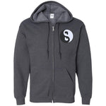 Ying Yang KMT Zip Up Hooded Sweatshirt