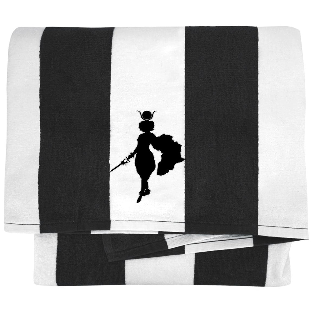Kween Neferet EM Stripe Beach Towel