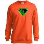 Super Goldie Chouett Youth Crewneck Sweatshirt