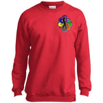 Infinity Snake of B-mwelo(chakras) Youth Crewneck Sweatshirt