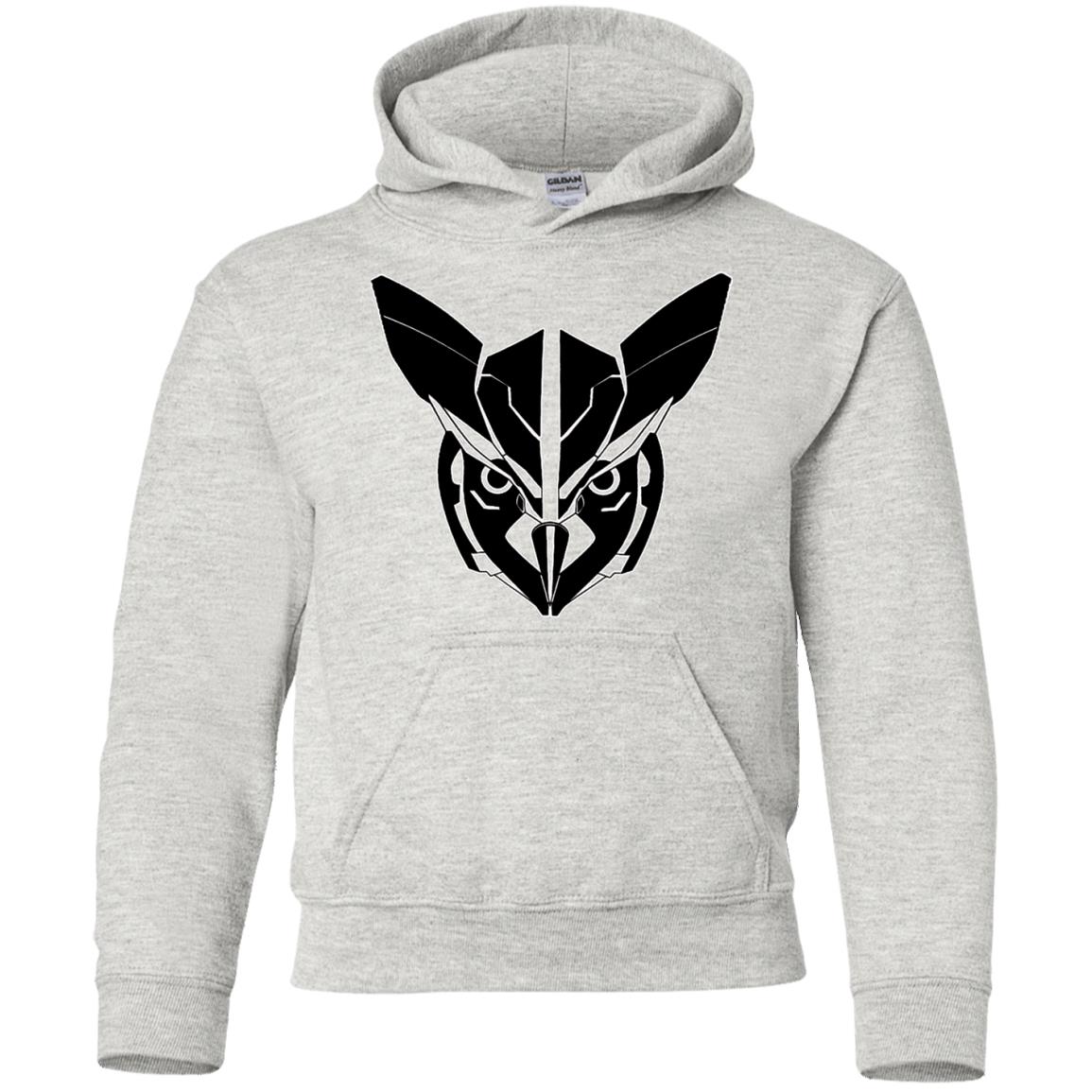 Owl Face Transformers Kids Pullover Hoodie