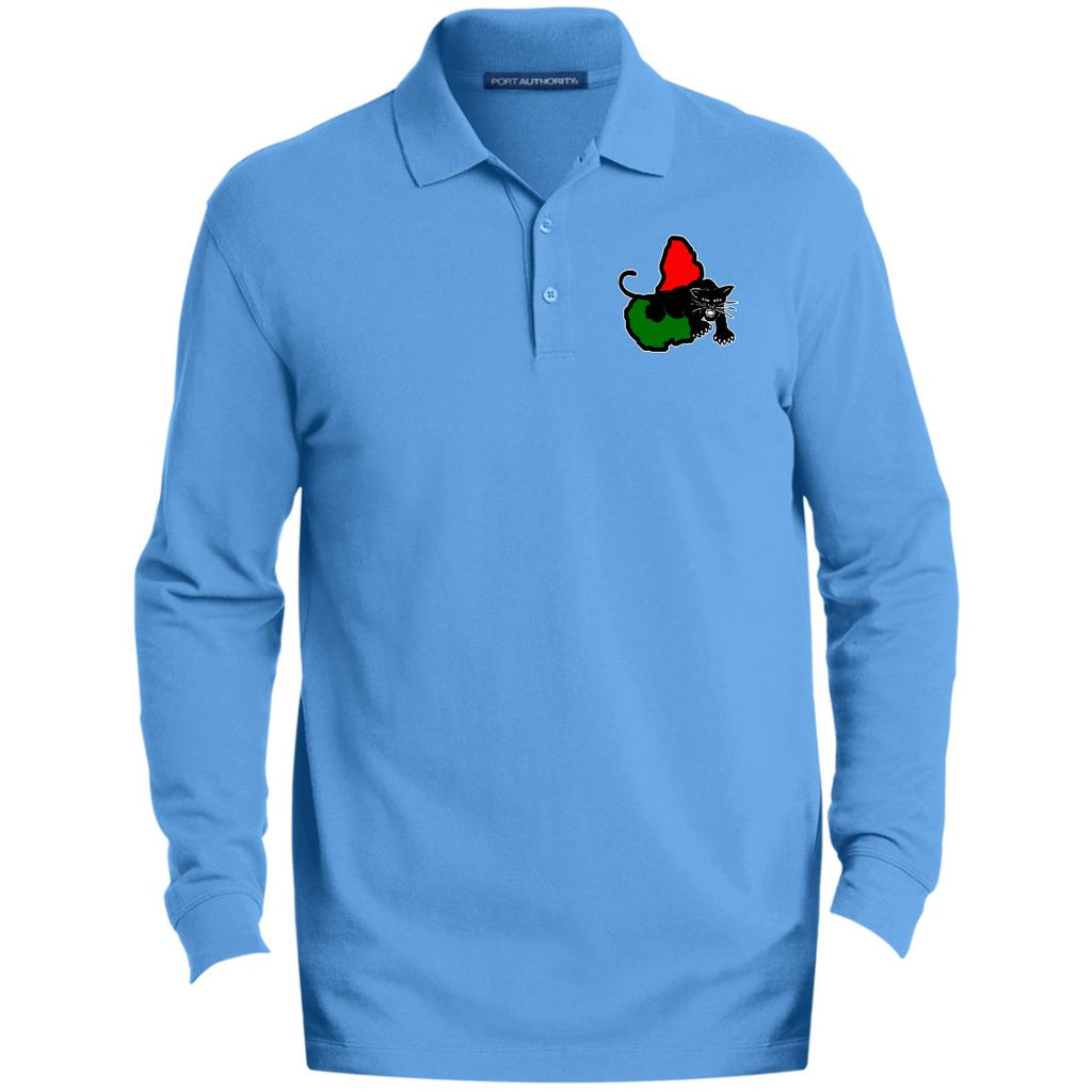 Afrika Panther RBG  Men's LS Polo