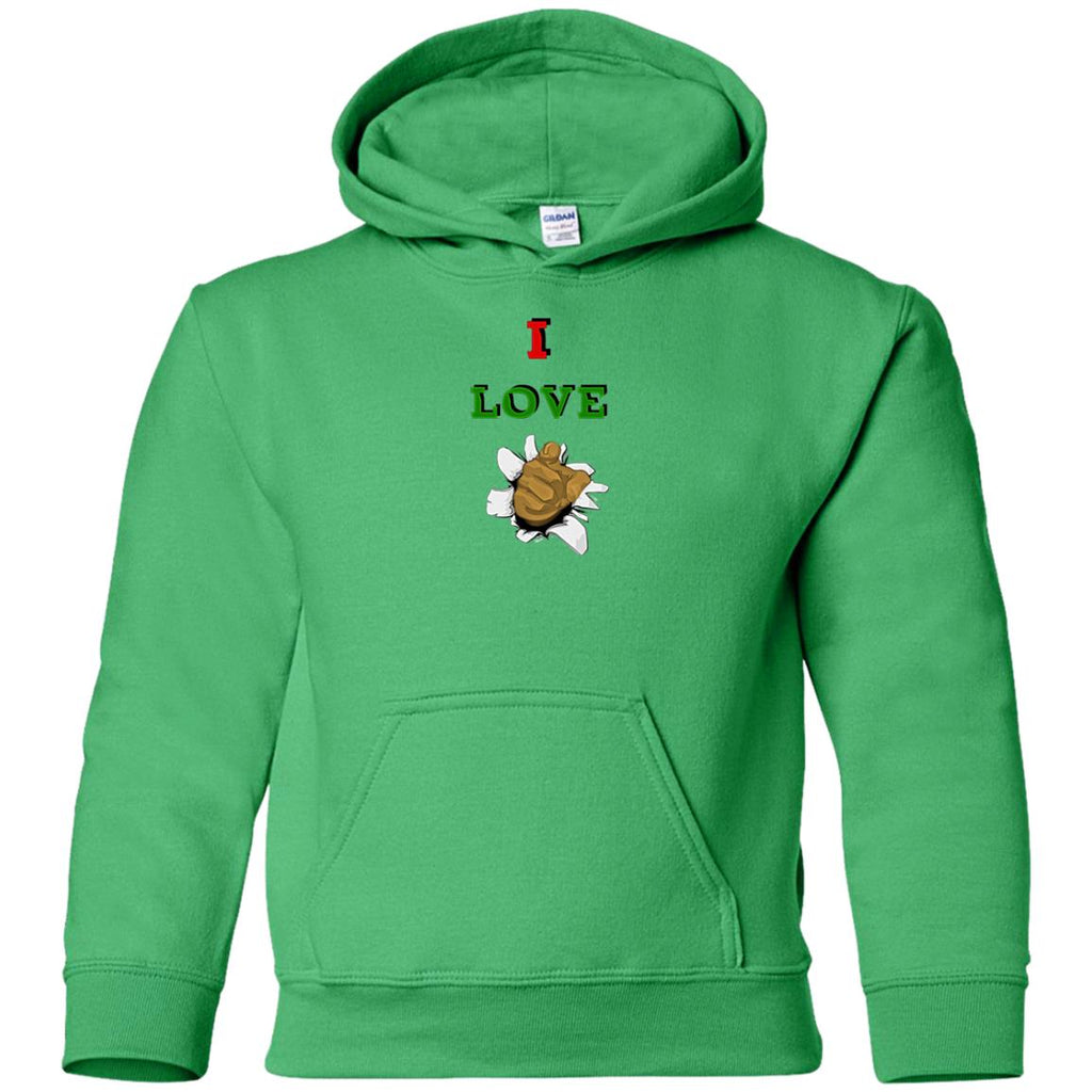 I Love You Youth Boys Pullover Hoodie
