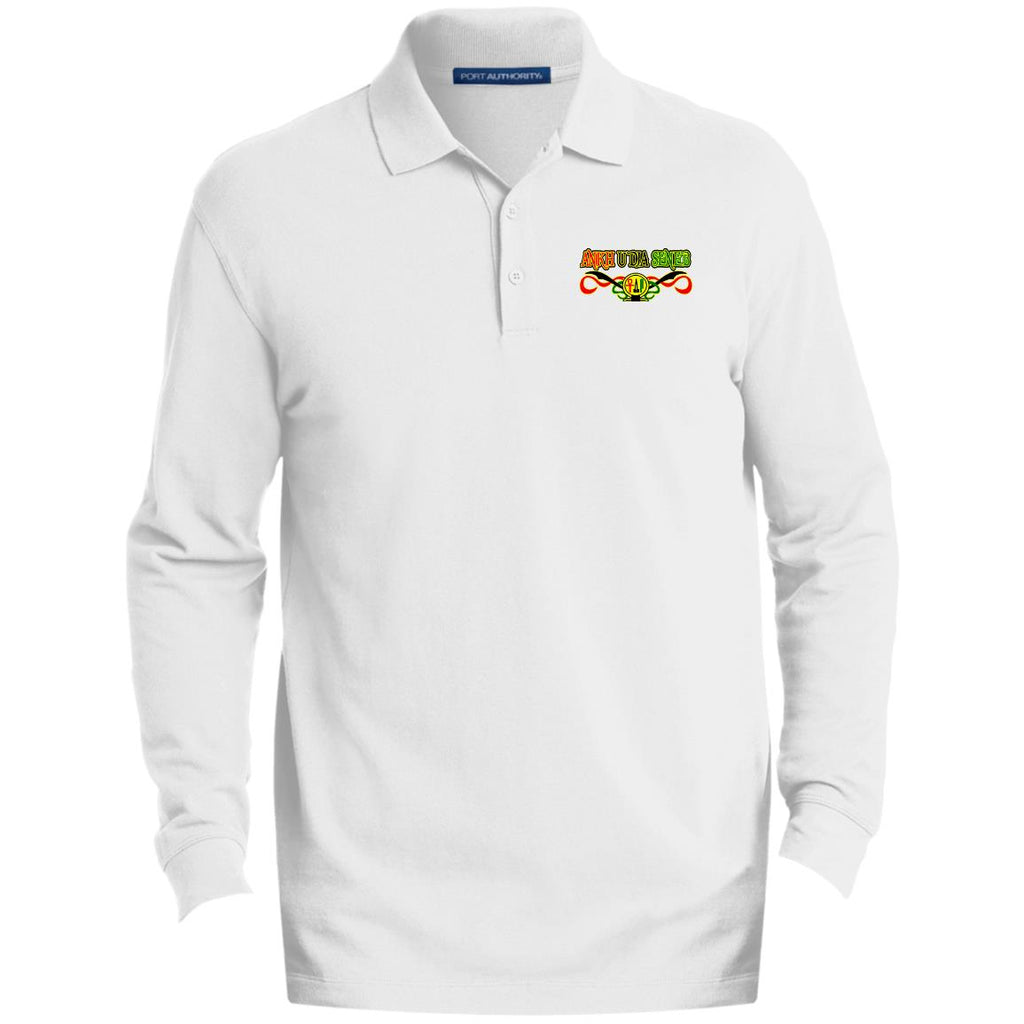 Ankh Udja Seneb shen Men's LS Polo