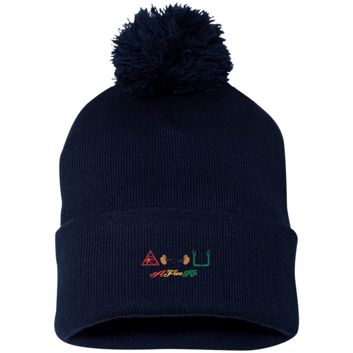 AFREEKA Pom Pom Knit Cap