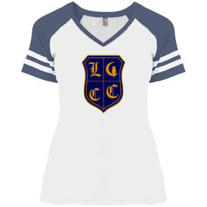 LCC Royal DTG Ladies' V-Neck T-Shirt