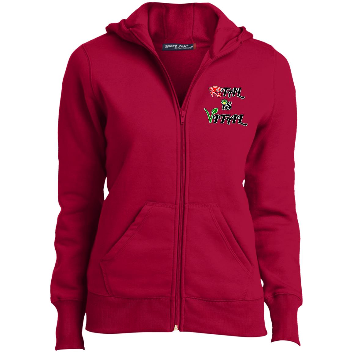 Ital Is Vital EM Ladies' Full-Zip Hoodie