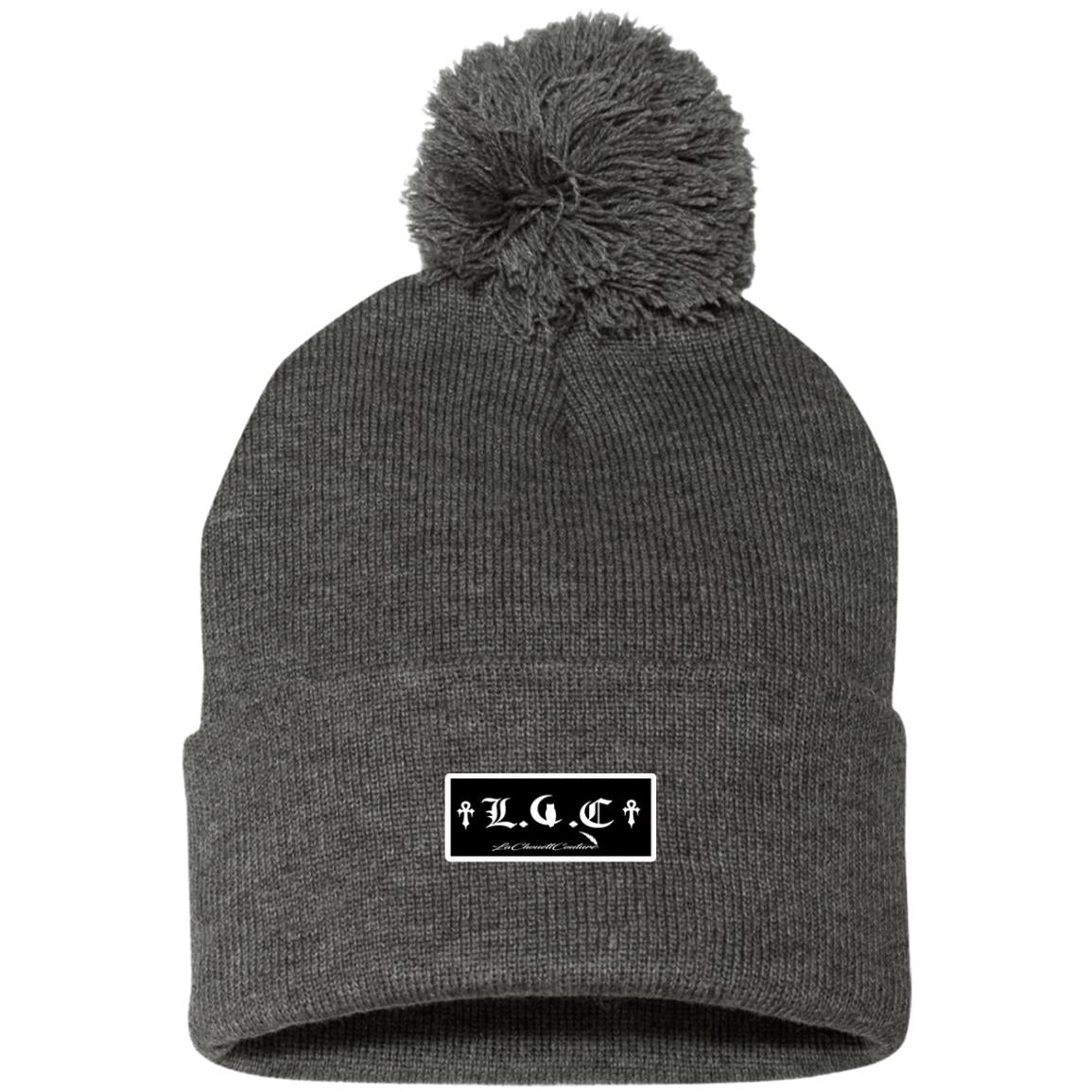 LCC PATCH Pom Pom Knit Cap