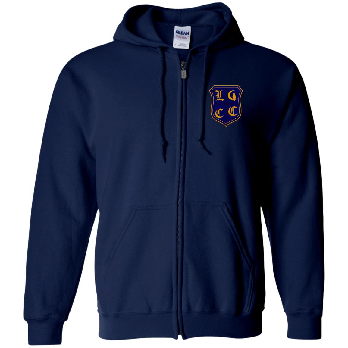 LCC Royal Zip Up Hooded Sweatshirt