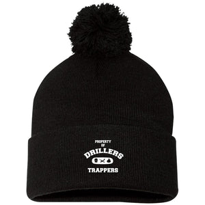 PROPERTY OF DRILLERS Pom Pom Knit Cap