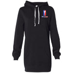 WESTSIDE Women's Hooded Pullover Dress