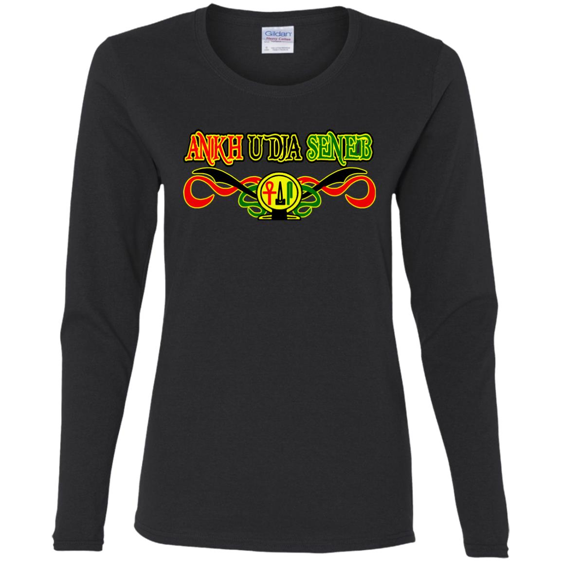 Ankh Udja Seneb shen  Ladies' LS T-Shirt